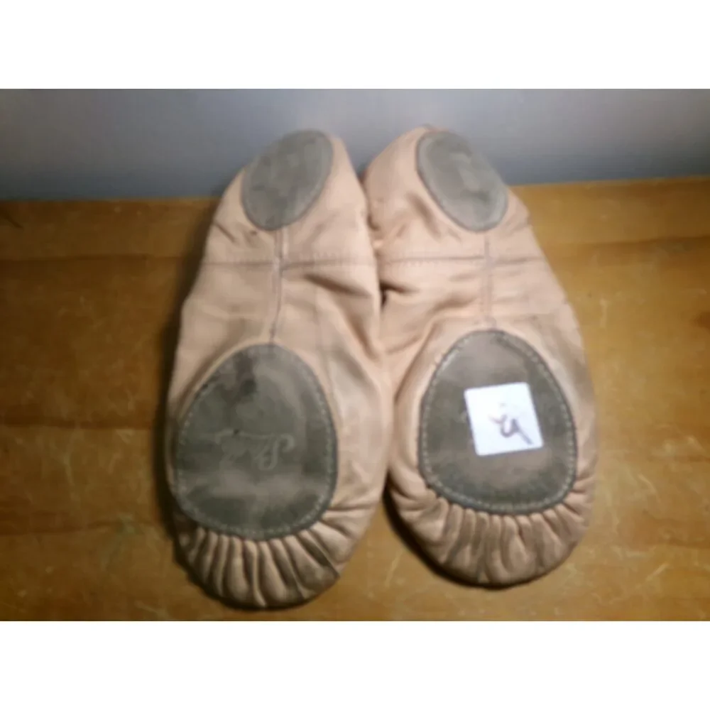 Pre-Owned Dance Ballet Shoes Stelle Big Kids 3M Leather Single Strap Full Sole
